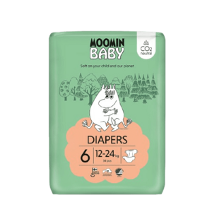 MOOMIN BABY 6 Maxi 12–24 kg, eko pleny 34 ks obraz