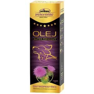 VITAR VETERINAE Ostropestrecový olej 1000 ml obraz