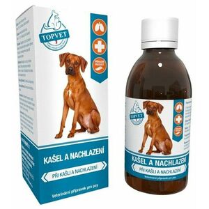 TOPVET Sirup Kašel a nachlazení 200 ml obraz