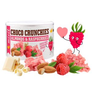 MIXIT Crunchies - Malinové čokohrudky s mandlemi 140 g obraz