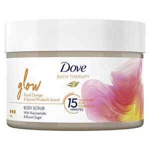 DOVE Bath Therapy Glow Tělový peeling 295 ml obraz