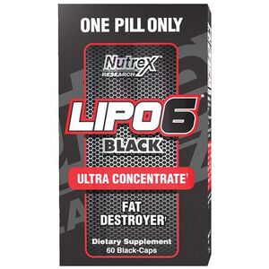 NUTREX Lipo 6 Black unflavored 60 kapslí 60 ks obraz