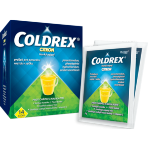 COLDREX Horký nápoj Citron sáčky 14 sáčků obraz