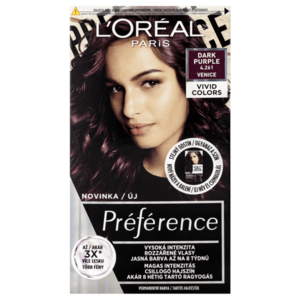 L'ORÉAL PARIS Préférence Vivid Colors permanentní barva na vlasy 4.261 Venice 150 ml obraz