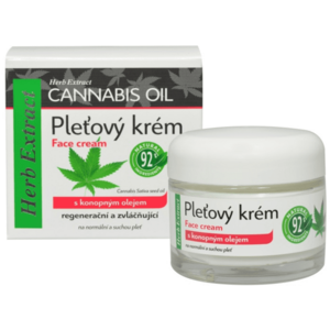 HERB EXTRACT Pleťový krém Cannacare 50 ml obraz