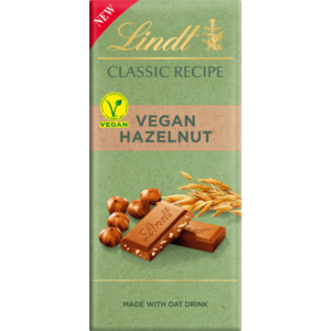 LINDT Lindt Classic Vegan čokoláda lískový oříšek 100 g obraz