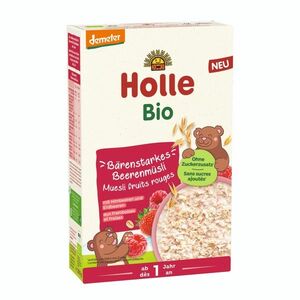 HOLLE Bio Müsli s kousky jahod a malin 200 g obraz