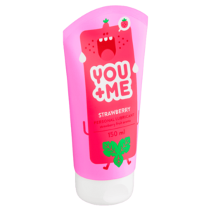 YOU ME Strawberry lubrikant se šťavnatým jahodovým aroma 150 ml obraz