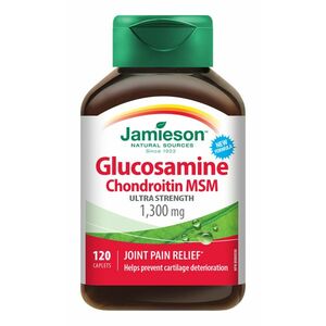 JAMIESON Glukosamin Chondroitin MSM 1300 mg 120 tablet obraz