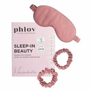 PHLOV - Zestaw Gumek Z Maską Na Oczy Sleep-In Beauty Z Wegańskiego Jedwabiui obraz