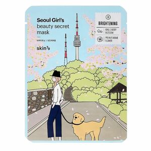 skin79 Plátýnková pleťová maska Seoul Girl`s Beauty Secret (Brightening Mask) 20 g obraz