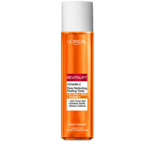 L'Oréal Paris Rozjasňující pleťové tonikum Revitalift Vitamin C (Pore Perfecting Peeling Toner) 180 ml obraz