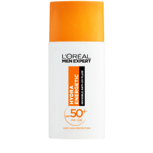 L'Oréal Paris Hydratační fluid SPF 50+ Men Expert Hydra Energetic (Invisible Anti-UV Fluid) 50 ml obraz