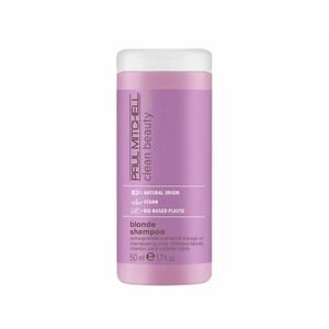 Paul Mitchell Šampon neutralizující žluté tóny Clean Beauty (Blonde Shampoo) 50 ml obraz