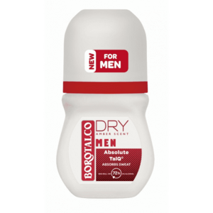 Borotalco Kuličkový deodorant Men Dry Amber (Deo Roll-On) 50 ml obraz