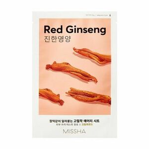 Missha Vyživující plátýnková pleťová maska Red Ginseng (Airy Fit Sheet Mask) 19 g obraz