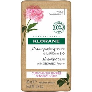 Klorane Tuhý šampon pro citlivou pokožku hlavy Pivoňka (Shampoo Bar) 80 g obraz