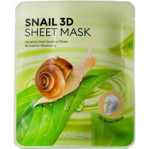 Missha Hydratační pleťová maska se šnečím extraktem Snail 3D (Sheet Mask) 23 g obraz