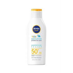 Nivea Dětské mléko na opalování SPF 50+ Sun Kids (Pure & Sensitive Sun Lotion) 200 ml obraz