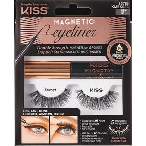 KISS Magnetické umělé řasy s očními linkami 02 Tempt (Magnetic Eyeliner & Lash Kit) obraz