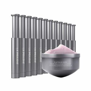 La Prairie Náhradní náplň pro noční dvoufázovou péči pro obnovu pleťových buněk Platinum Rare (Haute-Rejuvenation Mask Refill) 20 ml + 12 x 0, 7 ml obraz