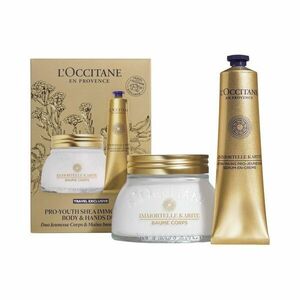 L'Occitane en Provence Dárková sada Pro-Youth Shea Immortelle Body & Hands Duo obraz