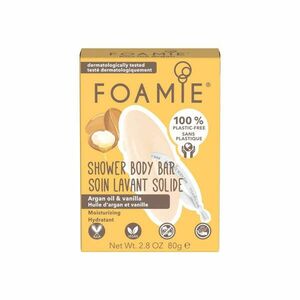 Foamie Hydratační sprchová péče Kiss me Argan (Shower Body Bar) 80 g obraz