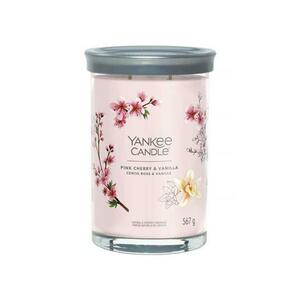 Yankee Candle Aromatická svíčka Signature tumbler velký Pink Cherry & Vanilla 567 g obraz