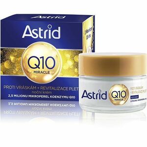 Astrid Noční krém proti vráskám Q10 Miracle 50 ml obraz