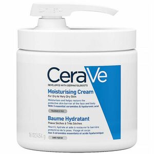 CeraVe Hydratační krém pro suchou a velmi suchou pokožku (Moisturizing Cream) 454 g obraz