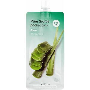 Missha Hydratační noční maska Aloe Vera Pure Source (Pocket Pack) 10 ml obraz