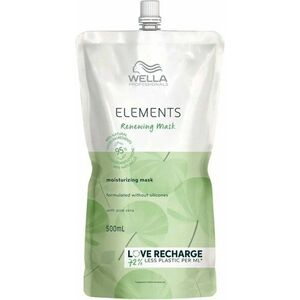 Wella Professionals Obnovující maska na vlasy Elements (Moisturizing Mask) 500 ml - náhradní náplň obraz