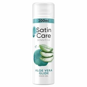 Gillette Gel na holení pro suchou a citlivou pokožku Satin Care Aloe Vera (Shave Gel) 200 ml obraz