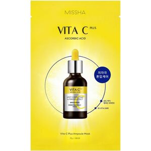 Missha Rozjasňující pleťová maska s vitamínem C Vita C Plus (Ampoule Mask) 27 g obraz