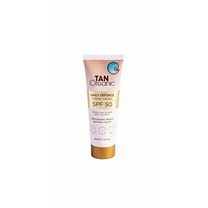 Tan Organic Tónovaný opalovací krém na obličej SPF 50 Daily Defence (Tinted Facial Sunscreen) 50 ml obraz