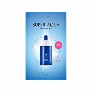 Missha Hydratační plátýnková maska s kyselinou hyaluronovou Super Aqua (Ampoule Mask) 28 g obraz