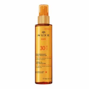 Nuxe Bronzující olej na opalování na obličej a tělo SPF 30 Sun (Tanning Oil For Face And Body) 150 ml obraz