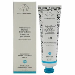 Drunk Elephant Pleťový opalovací krém SPF 30 Umbra Sheer (Physical Daily Defense) 90 ml obraz