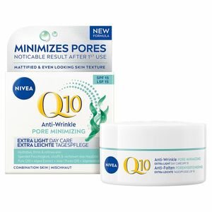 Nivea Denní krém SPF 15 Q10 Anti-Wrinkle Pore Minimizing (Day Care) 50 ml obraz