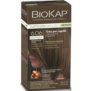 Biokap BIOKAP DELICATO RAPID barva na vlasy - 6.06 Tmavá blond Havana 135 ml obraz