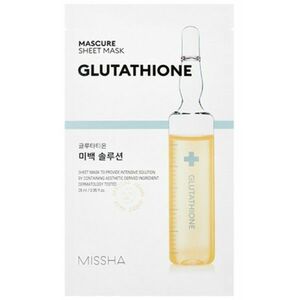 Missha Rozjasňující pleťová maska Mascure Glutathione (Sheet Mask) 27 ml obraz