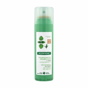 Klorane Seboregulační suchý šampon na tmavé mastné vlasy kopřiva (Dry Shampoo) 150 ml obraz