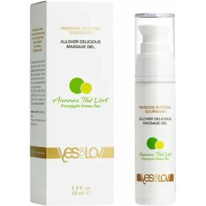 YESforLOV Masážní gel Pineapple Green Tea (Allover Delicious Massage Gel) 50 ml obraz