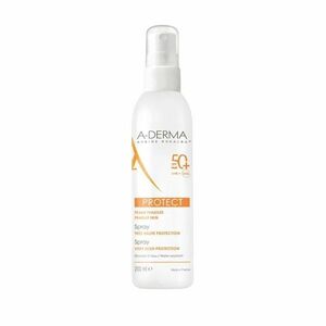 A-DERMA Sprej na opalování SPF 50+ (Protect Sun Spray) 200 ml obraz