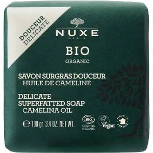 Nuxe Tuhé mýdlo na obličej a tělo Bio Organic Delicate (Superfatted Soap) 100 g obraz