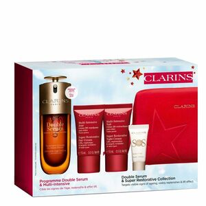 Clarins Dárková sada Double Serum & Super Restorative Collection obraz