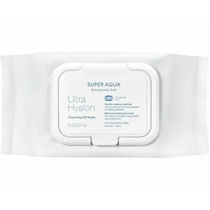 Missha Odličovací pleťové ubrousky Super Aqua Ultra Hyalon (Cleansing Oil Wipes) 30 ks obraz