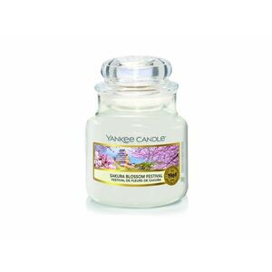 Yankee Candle Aromatická svíčka Classic malá Sakura Blossom Festival 104 g obraz