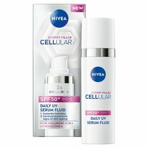 Nivea Denní UV sérum SPF 50+ Cellular Expert Filler Fluid 50 ml obraz