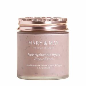 MARY & MAY Hydratační pleťová maska Rose Hyaluronic Hydra (Wash Off Pack) 125 g obraz